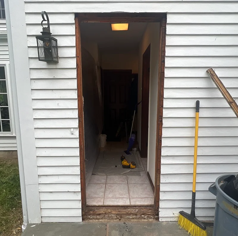 Custom wood door installation Wilton, CT